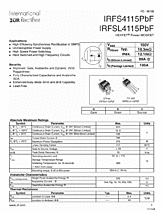 DataSheet IRFS4115PbF pdf